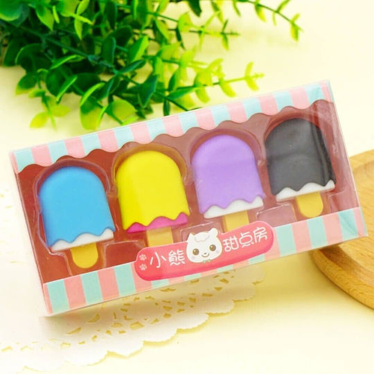 Qihao Σετ Γόμες Μολύβια Desserts Qh-8410