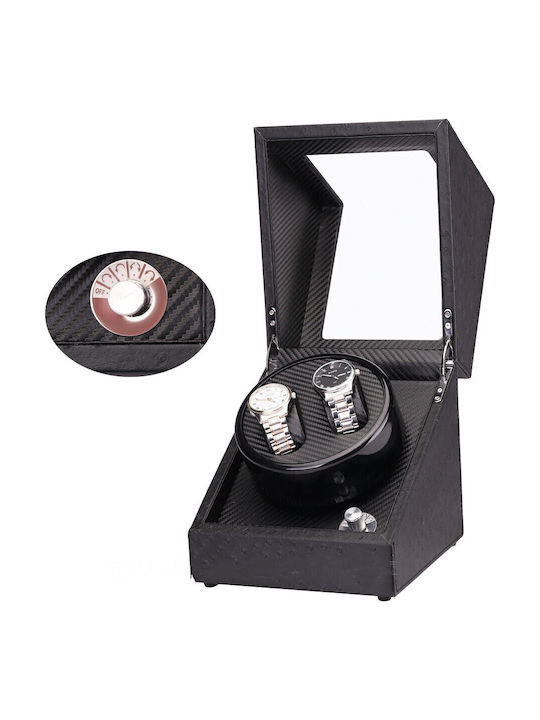 Automatic Watch Winder Box 2 Rotating Slots Er D L