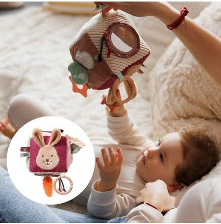 Babyono Babyono Karo Aktivitätsspielzeug Würfel Mit Sounds