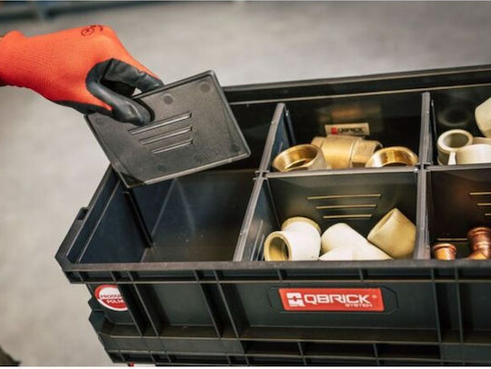 Tool Basket Compartments 470x237x114mm Cut 548mm 14.3l System Two Box 100 Flex Skrqboxtwo1fczapg001 Qbrick