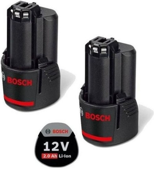 Bosch GSR Сет Отвертка & Ударна отвертка 12V с 2 батерии 2Ах и куфар