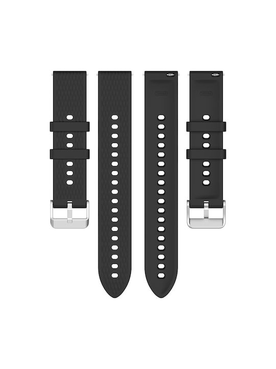 Λουράκι Μαύρο (Universal Silicone Strap For Watch)