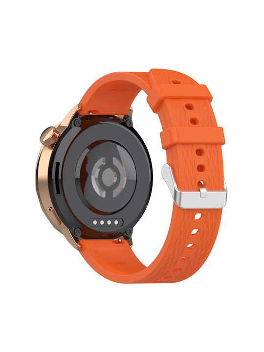 Λουράκι Πορτοκαλί (Universal Silicone Strap For Watch)
