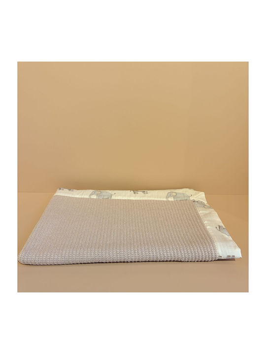 Grandes Suenos Nursery Swaddling Cotton Pink Blanket 75x100cm