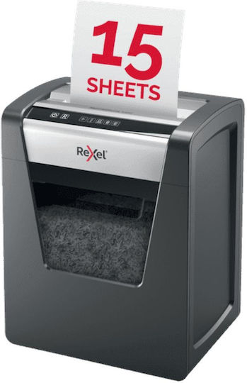 Rexel Καταστροφέας Εγγράφων Momentum X415 Cross Cut 15 Φύλλων με Κάδο 23lt