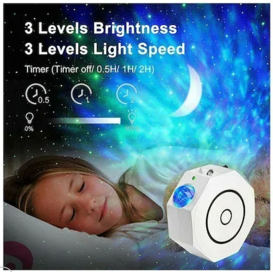 Andowl Smart Projector Διακοσμητικό Φωτιστικό LED RGB Party Light