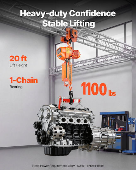 Vevor Chain Hoist for Load Weight up to 500kg