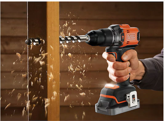 Black & Decker BLD683D1XK Percussive Brushless Battery Drill Driver 18V 1x2Ah