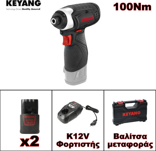 Keyang DID1202L Παλμικό Κατσαβίδι Μπαταρίας Solo 10.8V