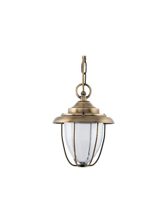 Lido Outdoor Hanging Ceiling Light in Bronze Color 106551