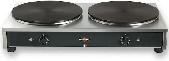 Krampouz Double Commercial Electric Crepe Maker 6kW with Ø40cm Plate