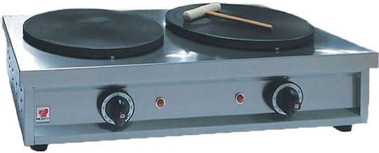 North Double Commercial Electric Crepe Maker 4.5kW with Plate Ø35cm