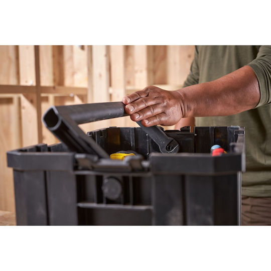 Stanley FatMax TSTAK Plastic Tool Storage Box W32xL32xH27.5cm FMST1-75794