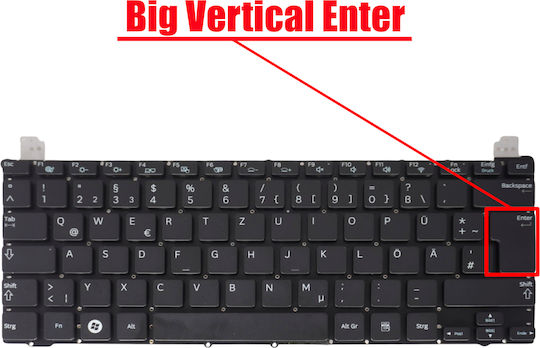 German Laptop Keyboard Samsung 900x1b 900x1a NP900x1a NP900x3a 900x3a-a01 900x3a-b01 BA59-03686L BA75-03221A BA75-03221B BA75-03221C DE No Frame Backlit Black Code 41412denofrbl