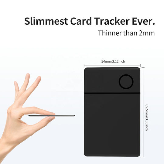 Умна Карта За Портфейл Smart Tracker Card Android Google Find My Device Бяла