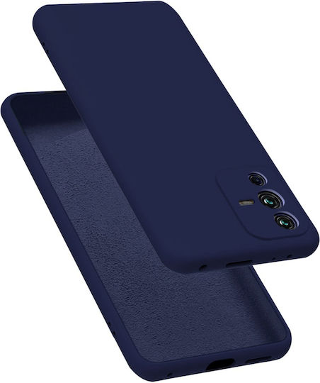 Back Cover Silicon Albastru marin (Vivo V23 5G)