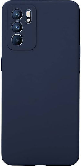 Back Cover Silicon Albastru marin (Oppo Reno6)