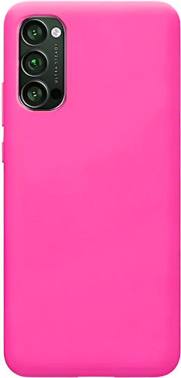 Back Cover Σιλικόνης Φούξια (Oppo Reno4 5G)