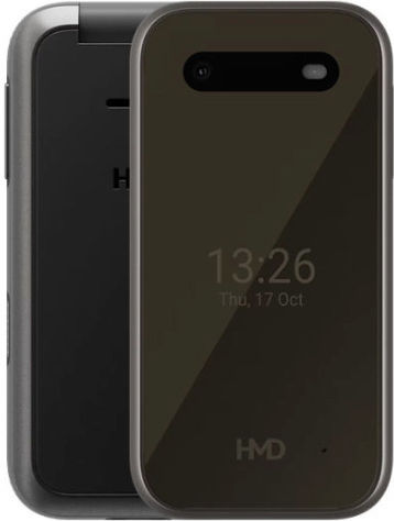 Nokia 2660 Flip Dual SIM Κινητό με Κουμπιά (Ελληνικό Μενού) Μαύρο