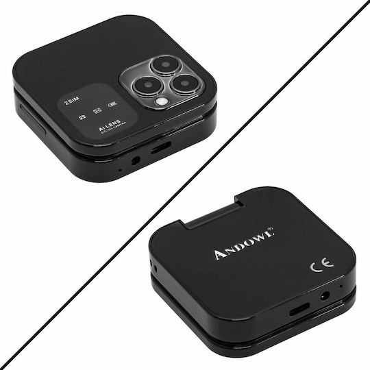 Andowl P9 Pro Dual SIM Κινητό με Κουμπιά (Αγγλικά) Μαύρο