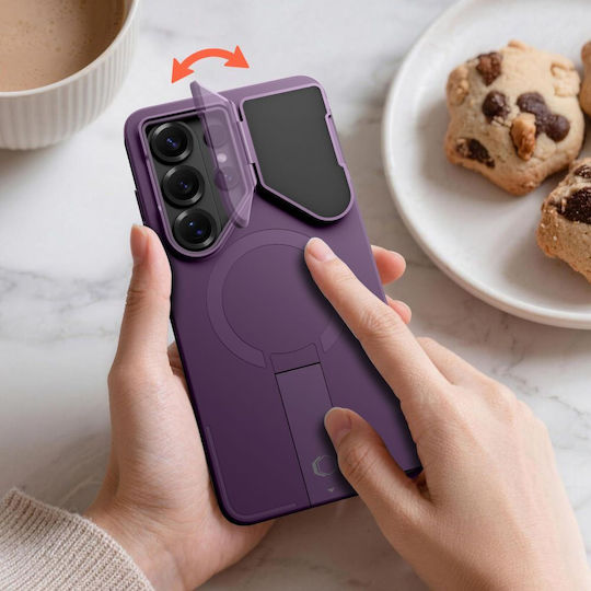 Tech-Protect Back Cover Aramid Fiber Purple (Galaxy S26 Ultra)