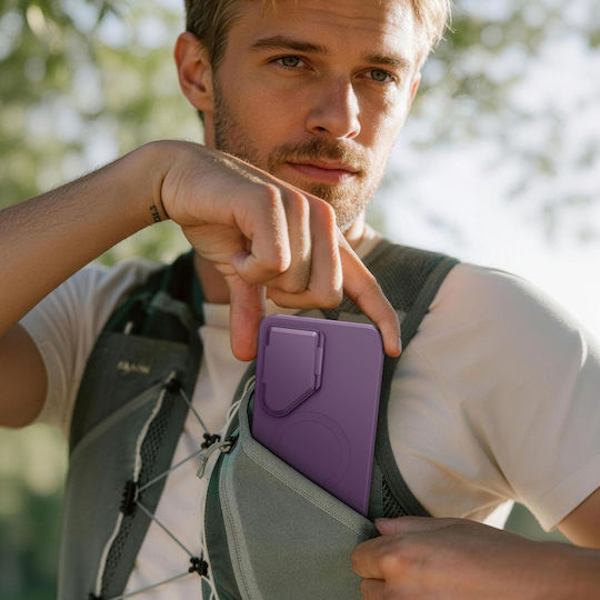 Tech-Protect Back Cover Aramid Fiber Purple (Galaxy S26 Ultra)