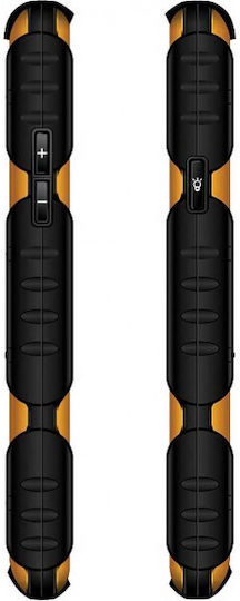 MaxCom Strong MM920 Einzel-SIM Widerstandsfähig Handy mit Tasten (Englisches Menü) Orange