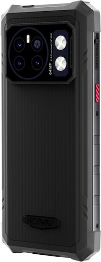 Hotwav Cyber 13 Dual SIM (8/128GB) Ανθεκτικό Smartphone Μαύρο