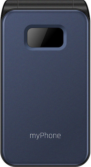 MyPhone Flip LTE Dual-SIM Handy mit Großen Tasten Blau