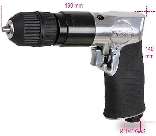 Beta 1932B10 Air Drill 3/8’’ (10mm) 019320040