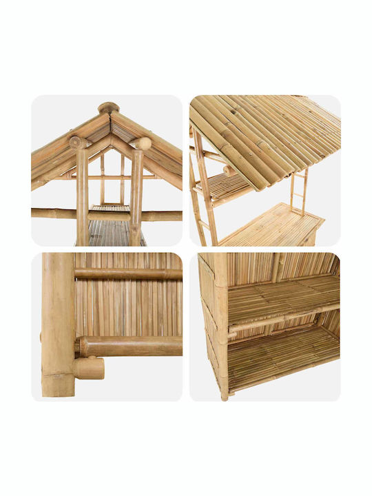 Masa Bar din Bambus 115x95 cm