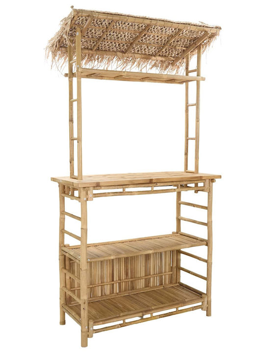 Bar-Tisch aus Bambus 110x50x209cm