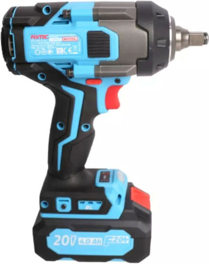 FixTec FCIW10001-4 Brushless Battery Impact Wrench 20V 2x4Ah with 1/2" Bit Size