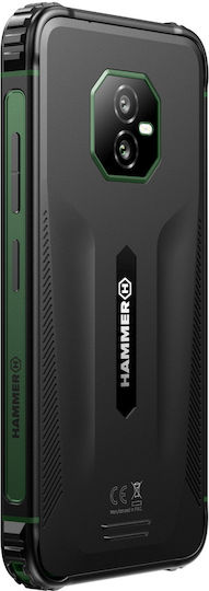 Hammer Ranger Dual SIM (8/256GB) Ανθεκτικό Smartphone Μαύρο-Πράσινο