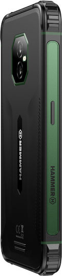 Hammer Ranger Dual SIM (8/256GB) Ανθεκτικό Smartphone Μαύρο-Πράσινο