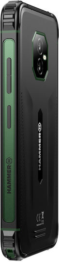 Hammer Ranger Dual SIM (8/256GB) Ανθεκτικό Smartphone Μαύρο-Πράσινο