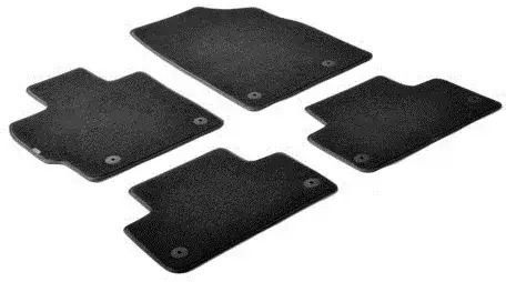 Lampa Set of Front and Rear Mats 4pcs for Mazda CX-7 2013+ Black
