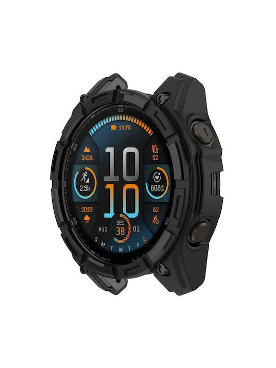 Armor Калъф Силиконов в Черен цвят за Garmin Fenix 8 Pro (47 мм)