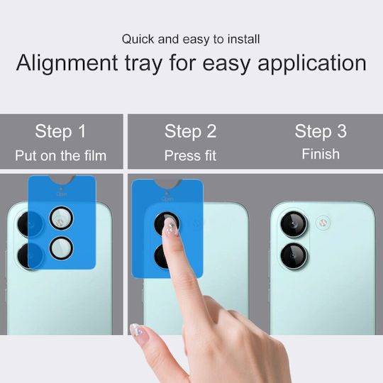Xiaomi Poco X8 Pro 5g Imak Easy Install Camera Glass Installation Guide Black Circle Design