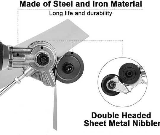 Metal Sheet Cutter Adapter Drill Double Head Gn-549
