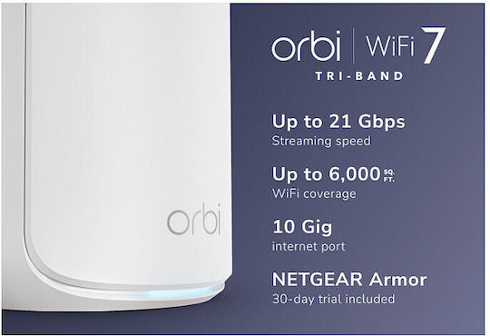 NetGear Orbi 870 WiFi Mesh Network Access Point Wi‑Fi 7 in Double Kit