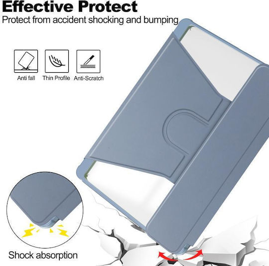 Husă Ultra Hybrid Flip Cover Rotativă Albastră Galaxy Tab A9+ / Galaxy Tab A11+