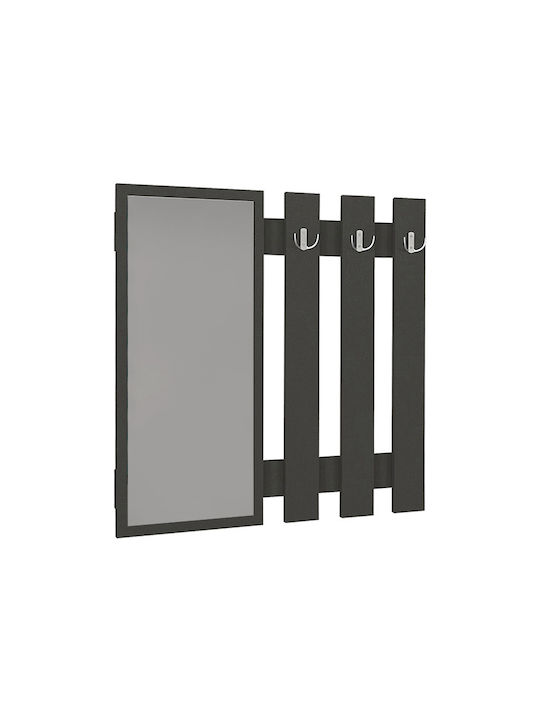 Megapap Wall Hanger Folin Wooden Gray 90x4cm