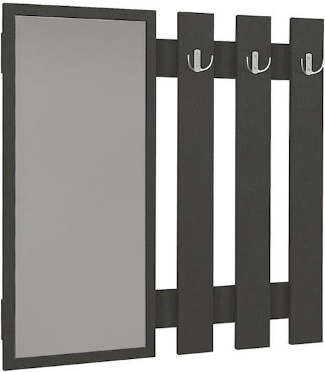 Megapap Wall Hanger Folin Wooden Gray 90x4cm