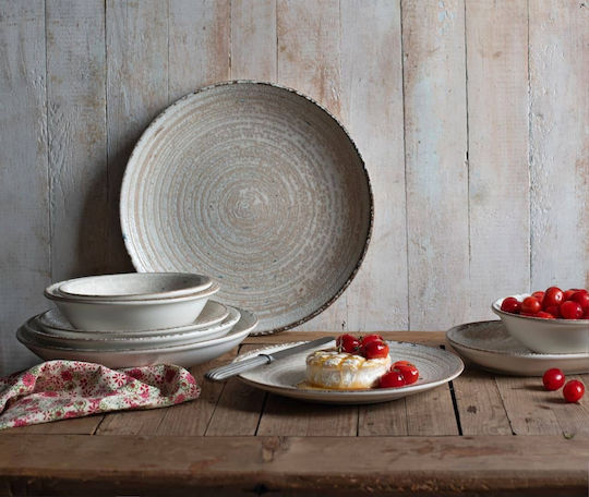 Fine Brown Porcelain Dinnerware Set 18pcs