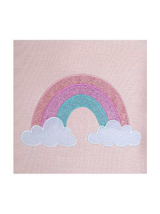 Kinder-Wäschereikorb aus Stoff Rosa 40x40x50cm