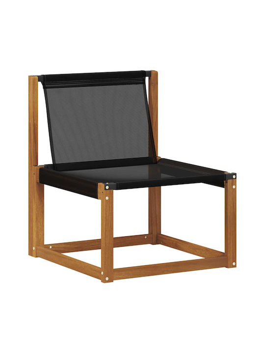Wooden Cube Garden Stool with Cushion