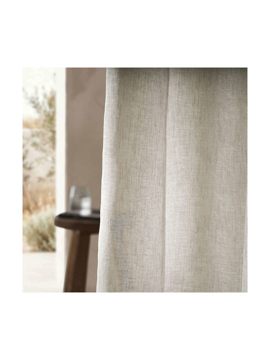 Gofis Home Vorhang mit Grommet Combe Ecru 140x280cm