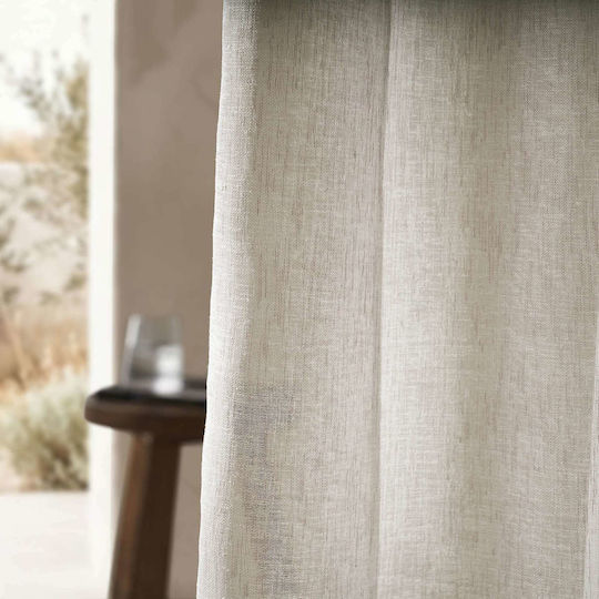 Gofis Home Vorhang mit Bleistiftfalten Combe Ecru 140x295cm
