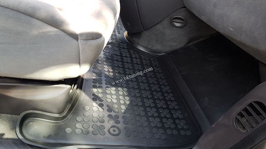 Sahler Car Mats Raised Sides 3D Rubber Peugeot 807 Citroen C8 Lancia Phedra Fiat Ulysse 2002+ Raised Sides Type Black 2 Pieces